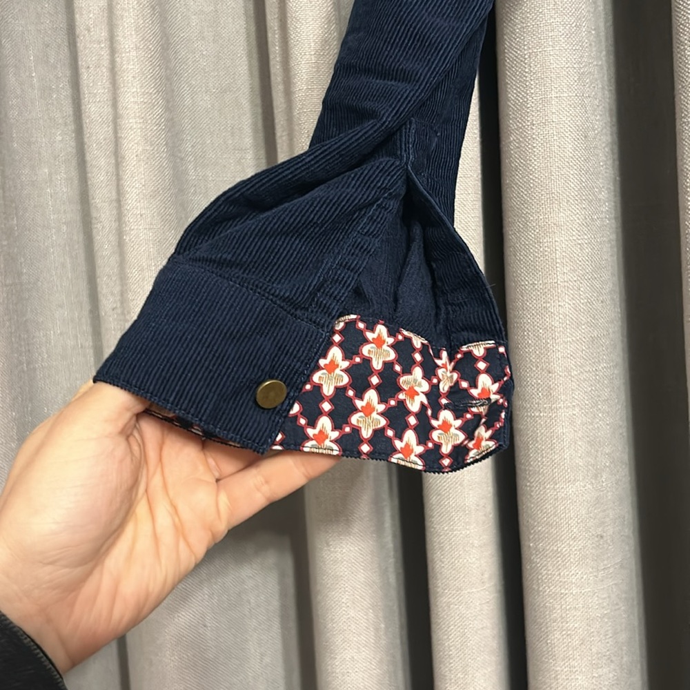 Navy corduroy dress - Picture 4 of 5